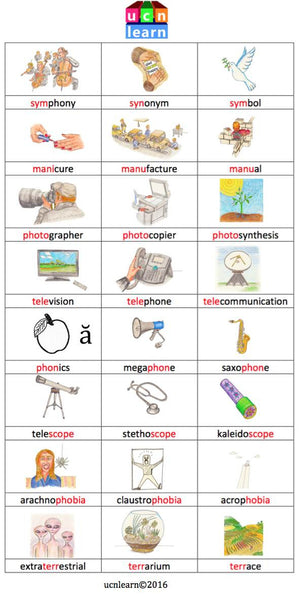 root words list